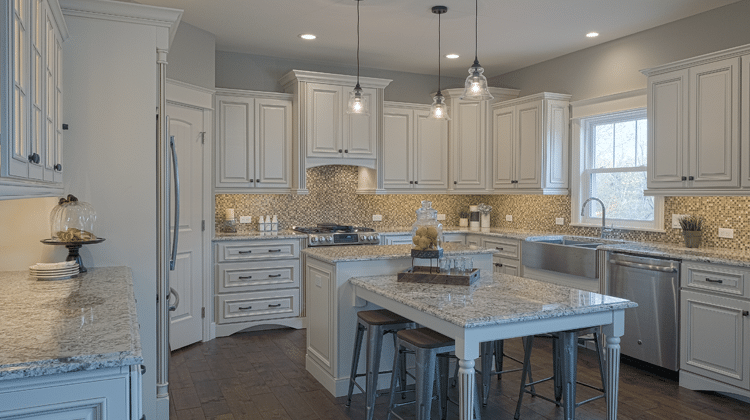 Riverrun Cabinetry Flintstone Marble And Granite